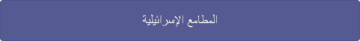 المطامع الإسرائيلية
